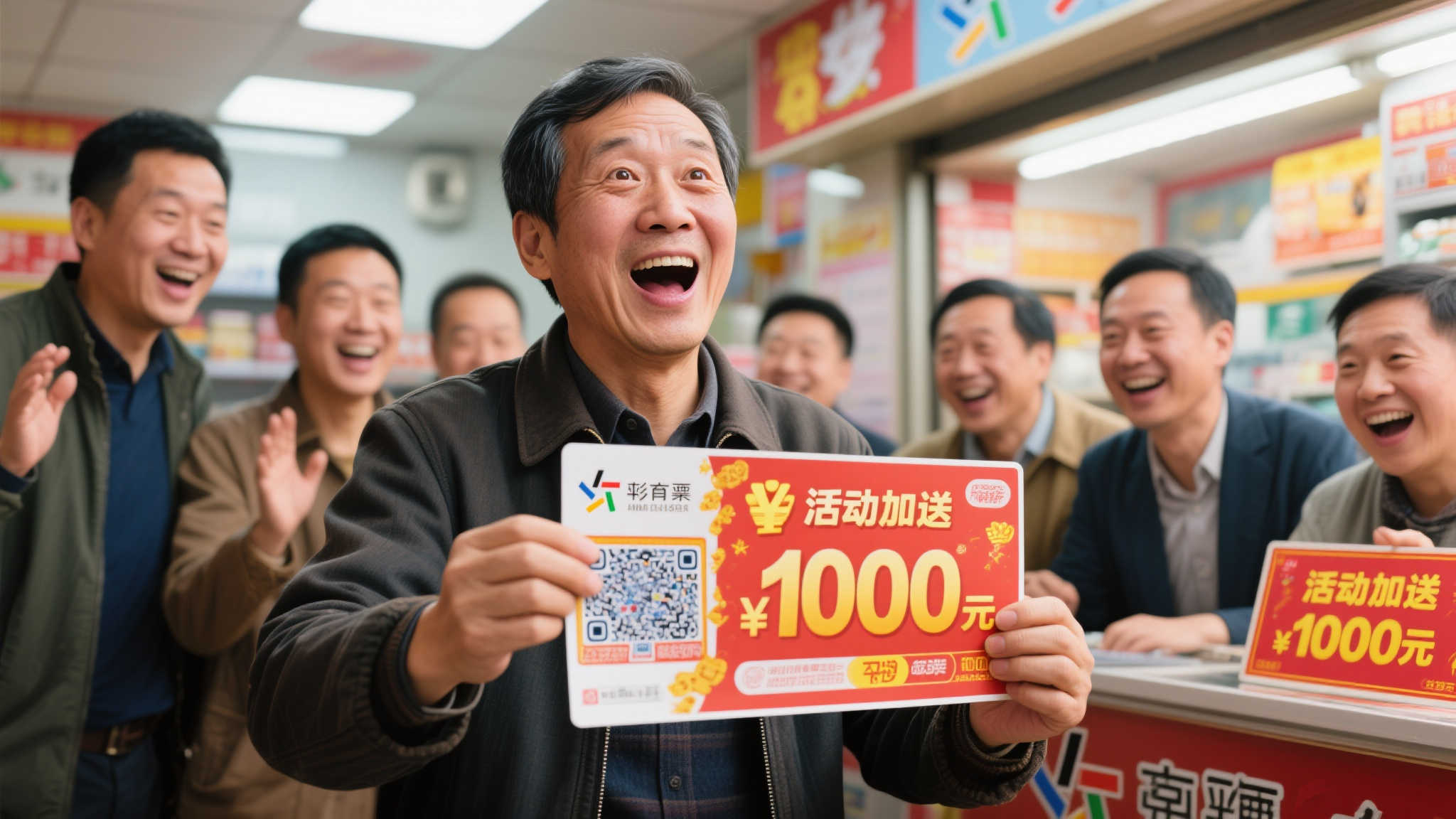 资深彩民喜中体彩200万大奖，中奖一刻震惊全场