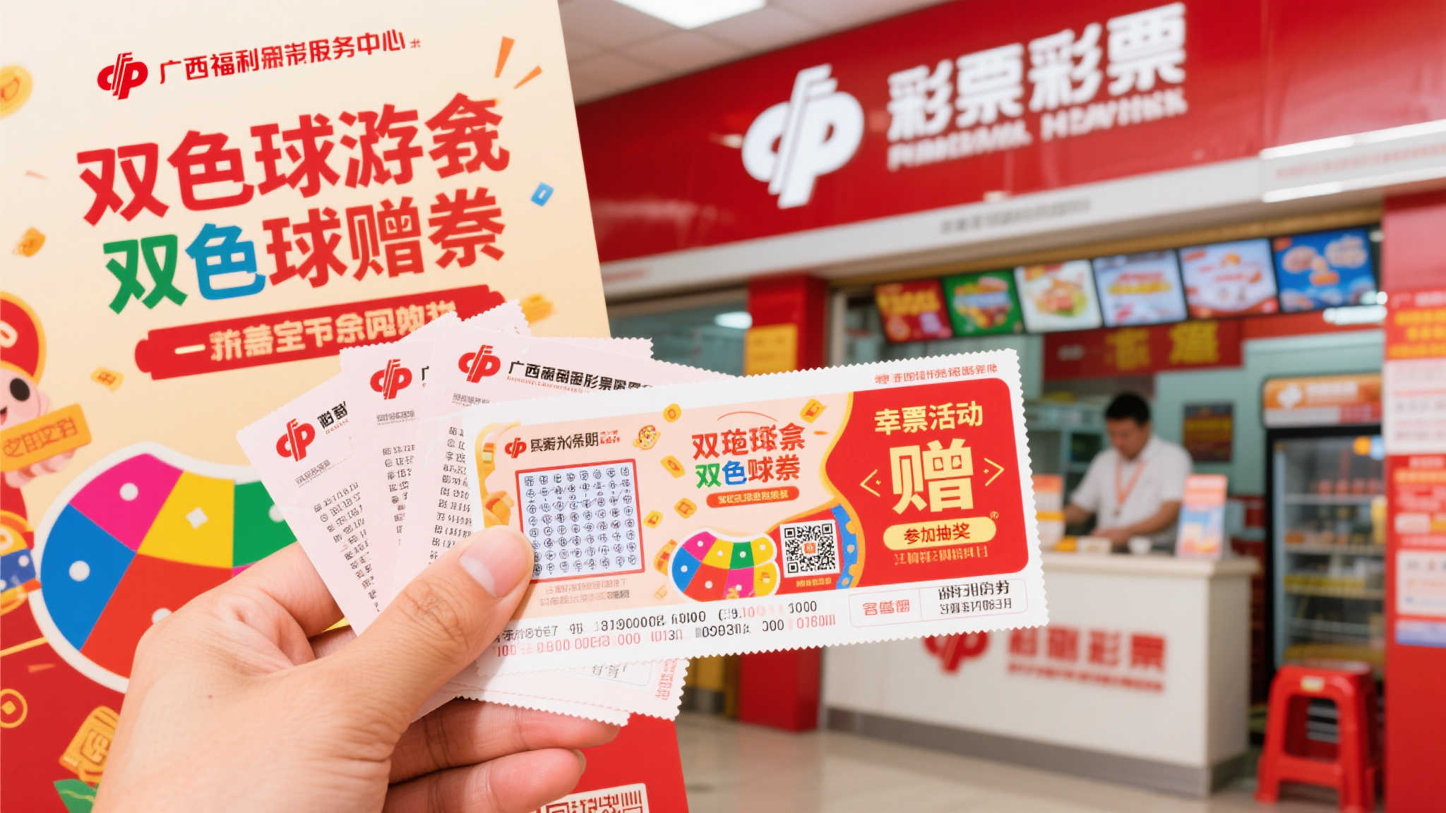 广西福利彩票中心推出双色球游戏赠票惊喜活动通知